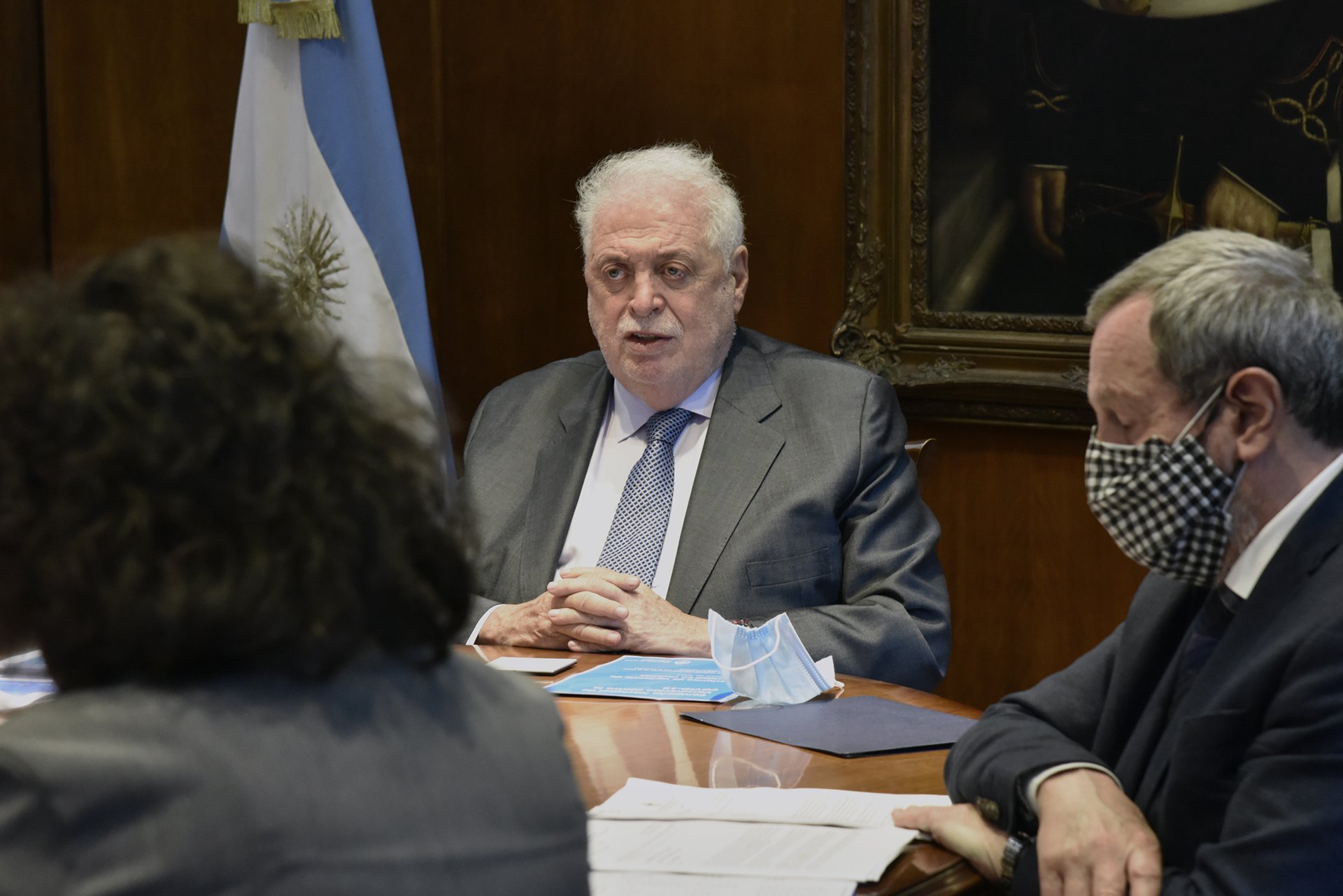 El ministro de Salud Ginés González García expuso ante la comisión de Salud de la Cámara de Diputados. Foto Télam.