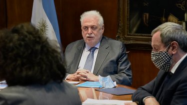 El ministro de Salud Ginés González García expuso ante la comisión de Salud de la Cámara de Diputados. Foto Télam.