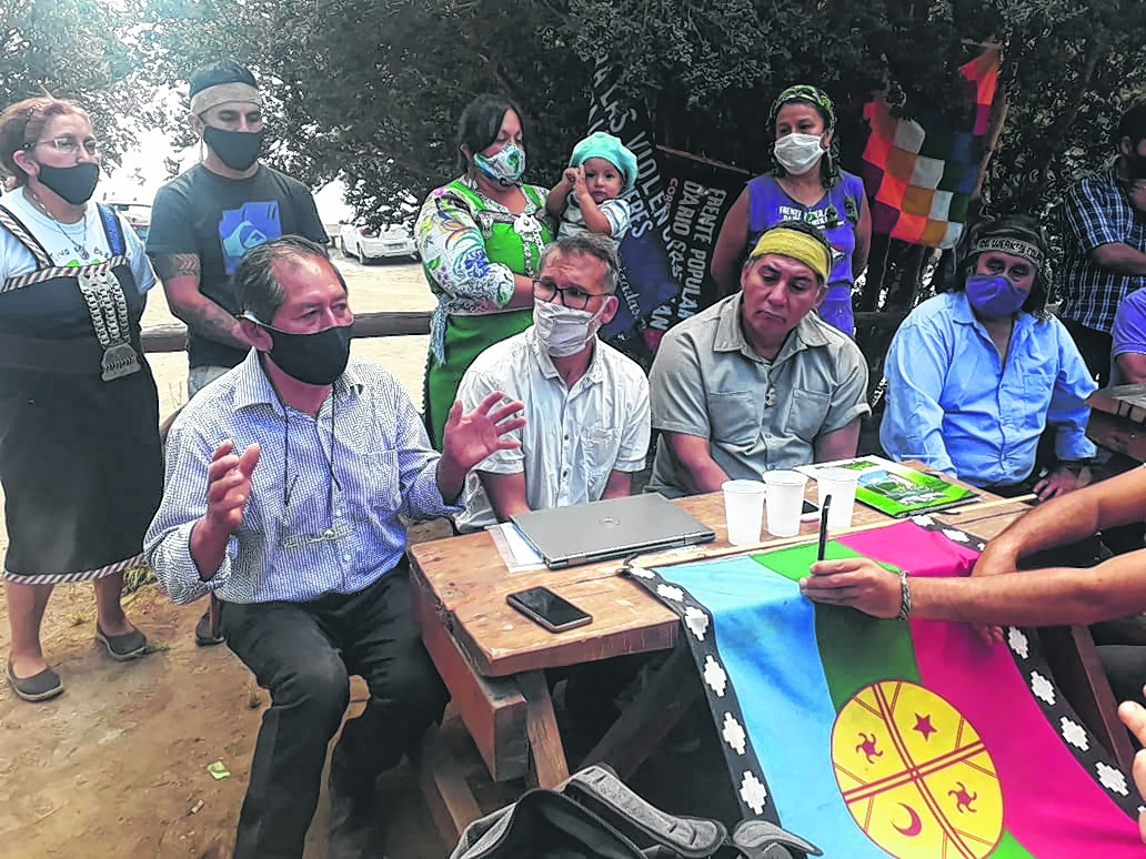 Integrantes de la comunidad Paichil Antriao fueron intimados a abandonar tierras en un plazo de 10 días. Archivo