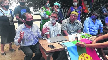 Integrantes de la comunidad Paichil Antriao fueron intimados a abandonar tierras en un plazo de 10 días. Archivo