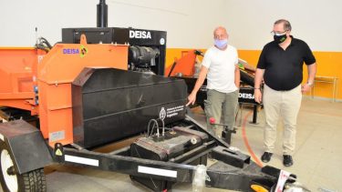 Con las máquinarias, se mejorará el plan de reciclado de residuos urbanos. 