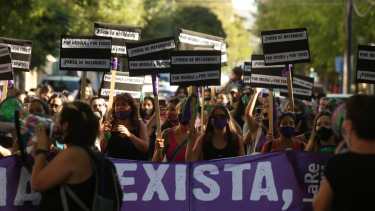 La marcha en Neuquén Foto: Fabián Ceballos
