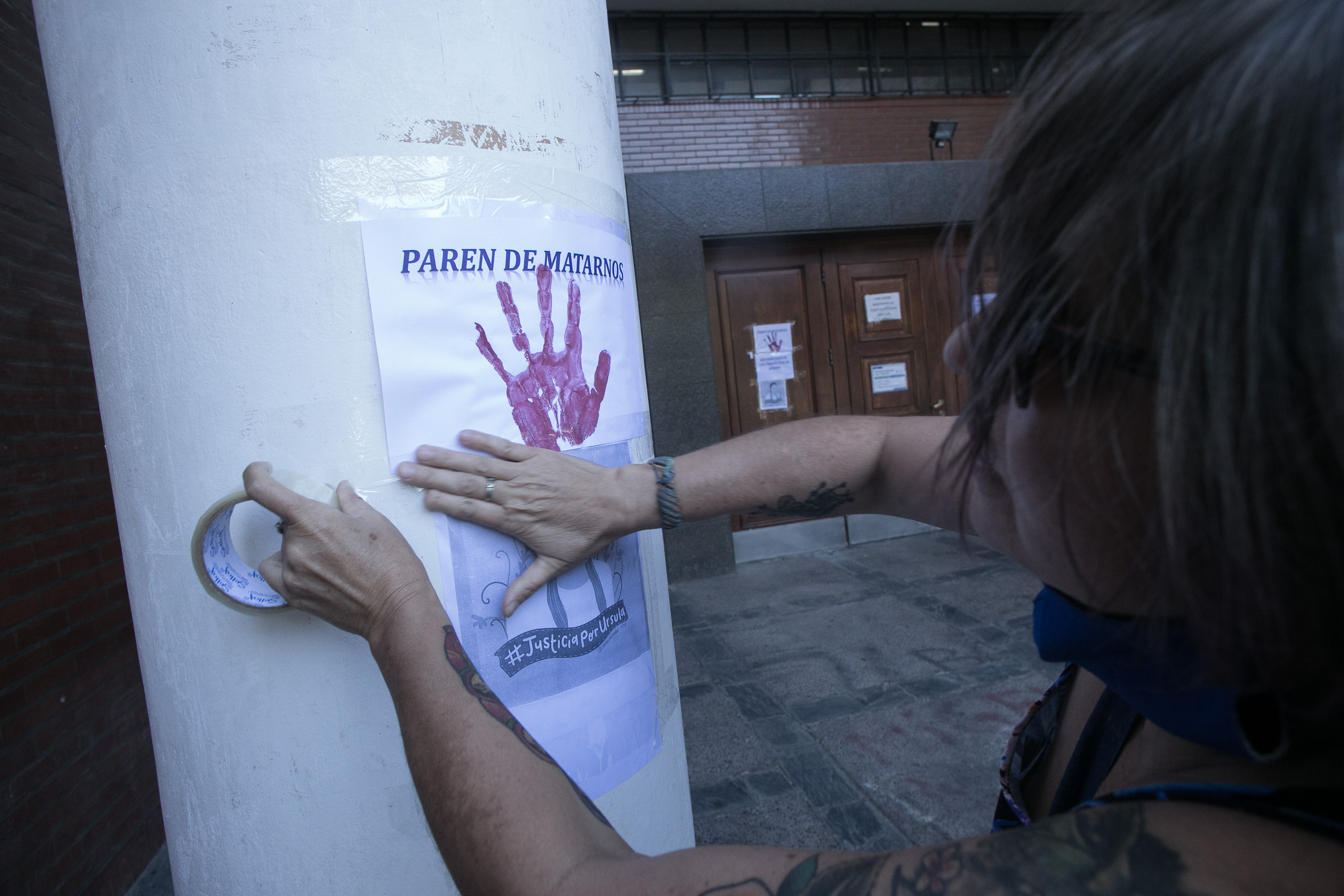 Las protestas se replican cada semana por el aumento de los femicidios en el país. Foto Archivo: Pablo Leguizamon