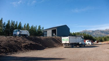 La planta de transferencia permitirá una adecuada y óptima gestión de los residuos urbanos de San Martín de los Andes. (Foto: gentileza)