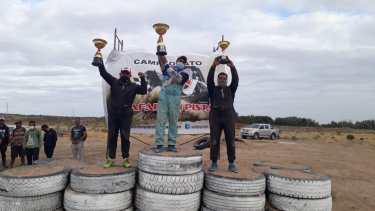 Bustos ganó en potenciados la primera fecha del safari en pista