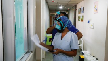 Los pacientes activos en la provincia son 1.104. (Foto: Juan Thomes)
