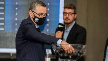 Tinelli, fuera de foco. El presidente de San Lorenzo también es el titular de la Liga Profesional, el ente que regula la primera división. 