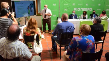 El interventor del Ipross, Alejandro Marenco, presentó la nueva etapa de digitalización de la obra social. Foto: Marcelo Ochoa.