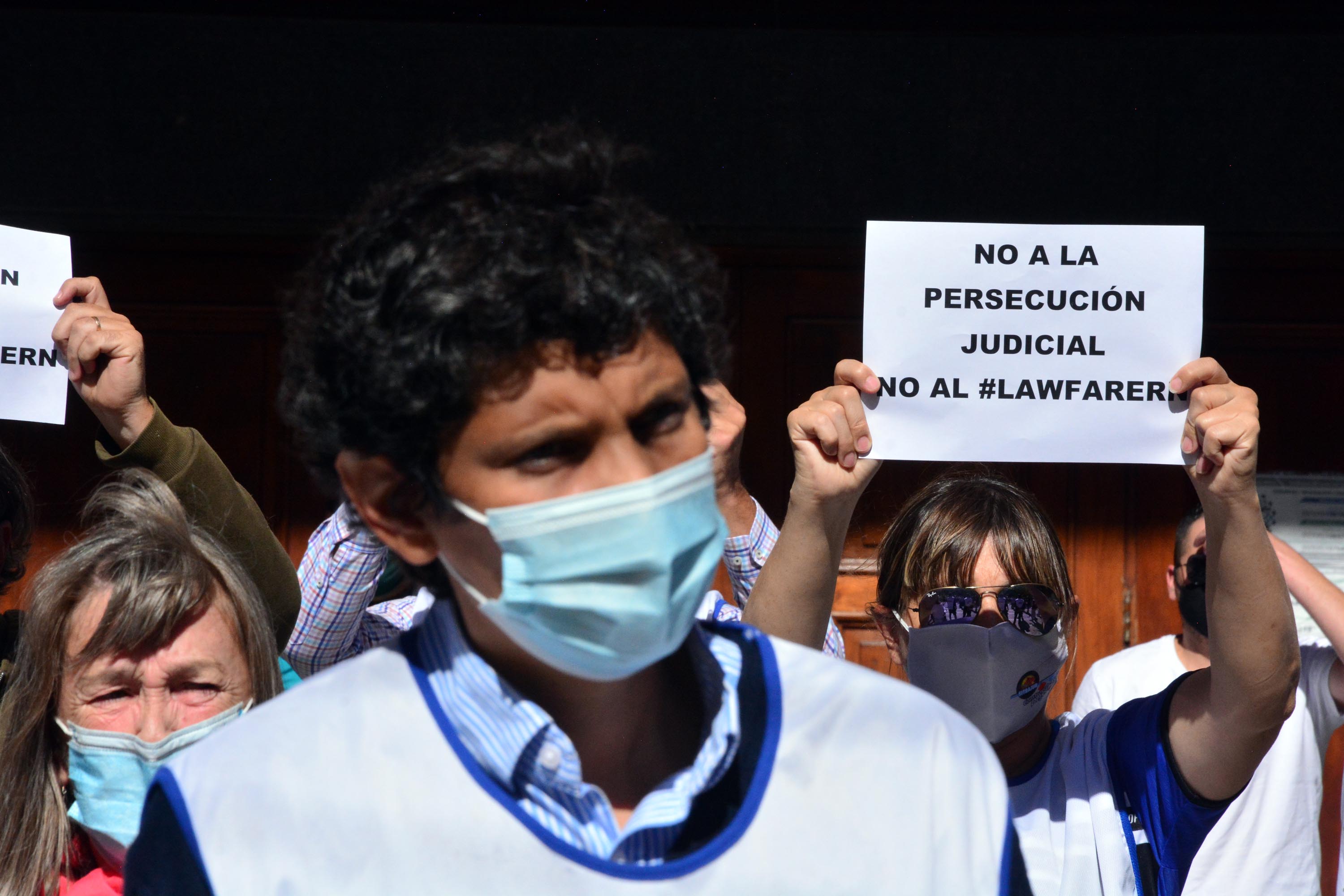 Barreno es uno de los firmantes del pedido que se presentó en la legislatura de Río Negro. Foto: Marcelo Ochoa.
