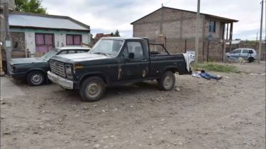 La escena del crimen, en una de las fotografías exhibidas en la audiencia.