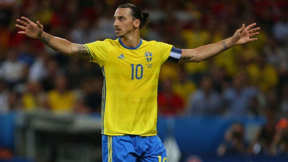 Ibrahimovic jugó por última vez con Suecia en la Eurocopa 2016.