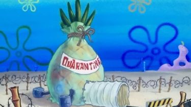 El episodio pertenece a la 12da y última temporada, titulado “Kwarantined Krab".-