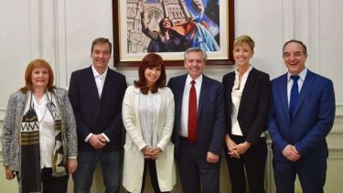 Los diputados y senadores rionegrinos, en plena campaña 2019. Foto: archivo.-