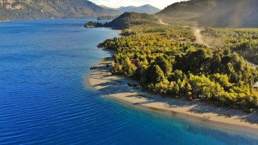 El camping El Verde en Moquehue. 