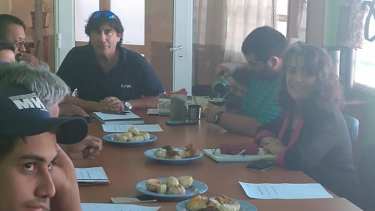 Roselli, desde la sede de la Unavp, informó el rechazo del sindicato a la oferta salarial. (Gentileza.-)