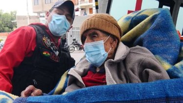 El paciente fue dentificado como Daniel Jaldín. 