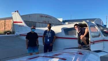 Un avión llevará las donaciones de médicamentos y elementos médicos. (foto: gentileza)
