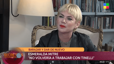 Esmeralda Mitre arremetió contra Tinelli. 