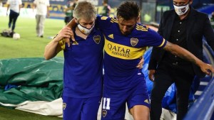 Salvio se rompió los ligamentos y será baja en Boca al menos seis meses