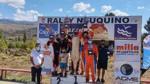 Sambueza, el dueño de la primera fecha del Rally Neuquino