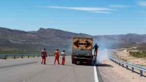 Ruta 23: Mejoran la señalización horizontal entre Comallo y Pilcaniyeu