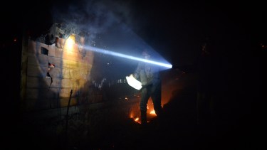 Estiman que el fuego afectó unas 200 viviendas. Foto: Marcelo Martínez