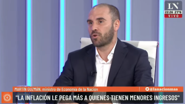 Martin Guzmán, ministro de Economía. 