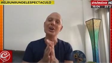 Lío Pecoraro y su emotivo regreso a la TV. 