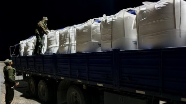 El operativo estuvo a cargo de personal de Gendarmería. Foto: gentileza.