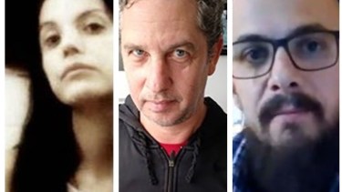 María Belén Aguirre, Guillermo Martínez y Juan Ignacio Pisano, tres autores recientemente premiados.
