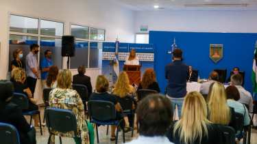 Soria expuso el proyecto de ordenanza que busca incentivar a que nuevas empresas se radiquen en el Parque Industrial II, en Roca. Foto Archivo
