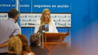 La intendenta de Roca, María Emilia Soria, abrió el período de sesiones del Concejo Deliberante. Foto: Archivo. 