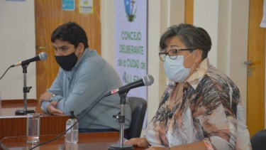 En la apertura de sesiones no hubo público, solo los concejales. Foto gentileza.