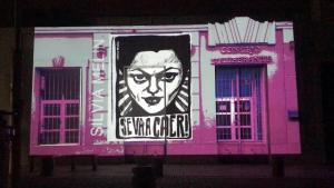 Así lució el Deliberante de Viedma para visibilizar la lucha de las mujeres