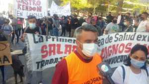 Autoconvocados de Salud llevaron el reclamo a la ministra Peve y mañana cortarán la ruta petrolera