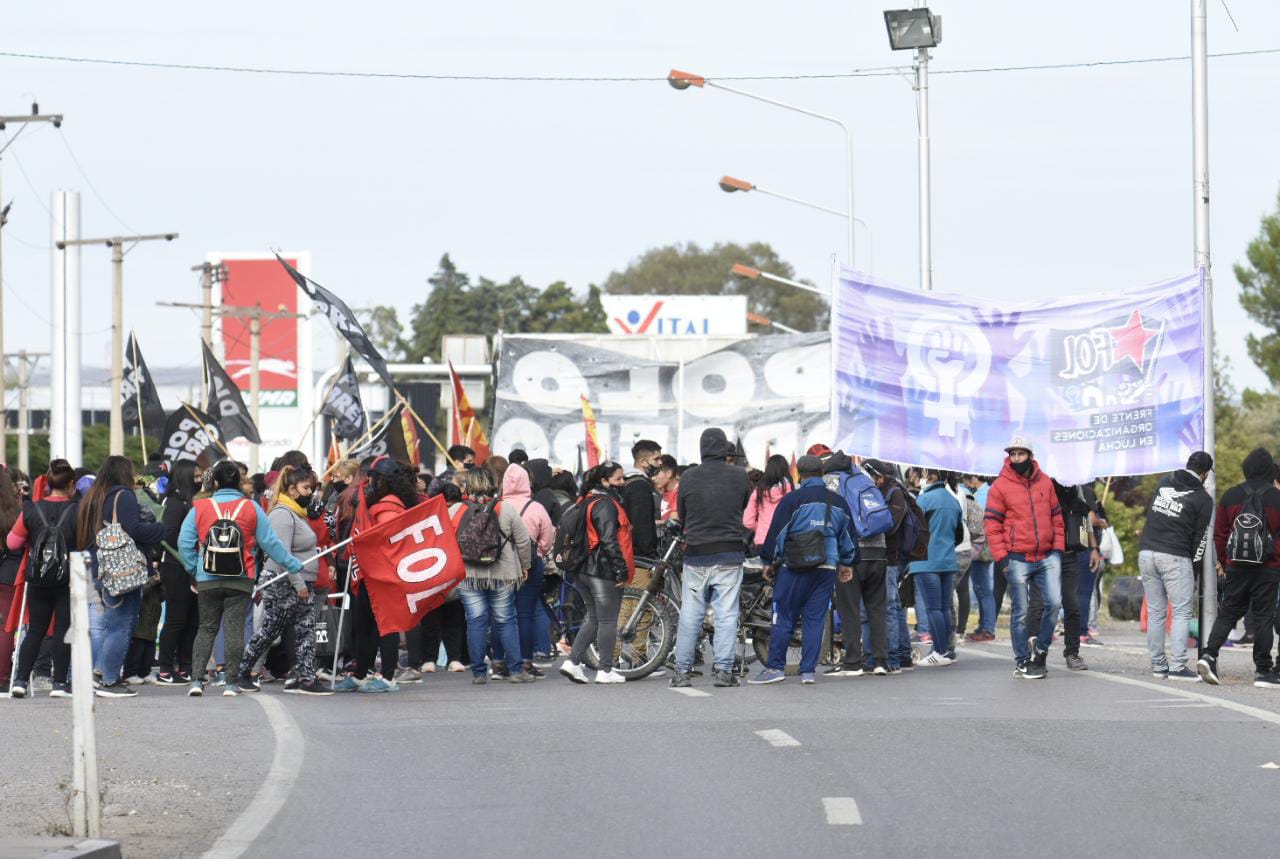 Organizaciones sociales volverán a protestar en la ruta. Foto: Florencia Salto