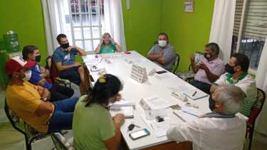 Las definiciones quedaron tras la reunión de presidentes de la liga de Río Colorado. Foto: Jorge Tanos. 