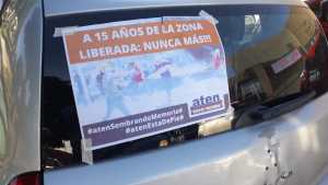 ATEN recordó los 15 años de la zona liberada y apeló a «mantener la memoria»