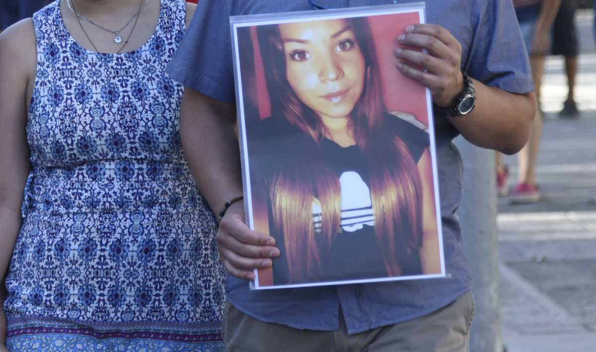 Hoy se cumplen dos años del femicidio de Guadalupe Curual (Archivo Florencia Salto)