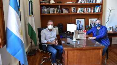 Pesatti y Aguiar, con el turismo como objetivo para cuando pase la pandemia. Foto: gentileza.