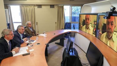 Ayer, el presidente contó que llamó a Lula luego de la anulación del fallo en su contra. (Gentileza).-