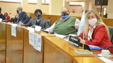 El bloque del MPN del Concejo Deliberante de Neuquén. (Yamil Regules) 