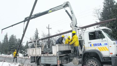 Una nueva línea eléctrica desde Chubut hará confiable el servicio en El Bolsón