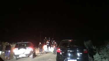 El operativo es intenso en la zona rural de Plottier (@rodrigoramok)