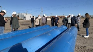 La planta cloacal de Viedma tiene un avance del 82%