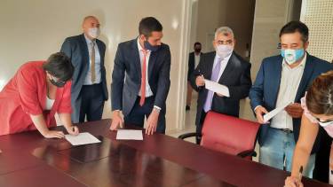 Diputados y diputadas del Frente de Todos piden la destitución de Rubio. (Gentileza)