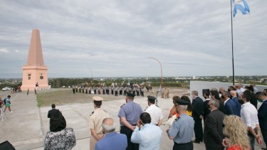 Estuvieron presentes autoridades de las dos ciudades de la Comarca. Foto: Pablo Leguizamón.