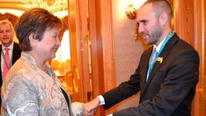 Martín Guzmán se reúne con Kristalina Georgieva por la renegociación de la deuda con el FMI