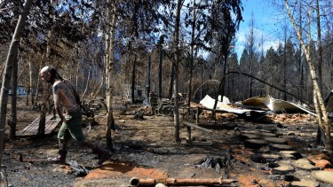 Los incendios que afectaron a varias localidades de la cordillera de Chubut fueron devastadores para la población. Archivo Alfredo Leiva