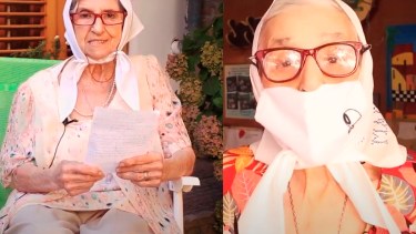 Lolin Rigoni e Ines Ragni. Foto: Captura de pantalla